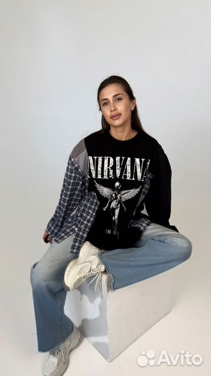 Рубашка пэчворк