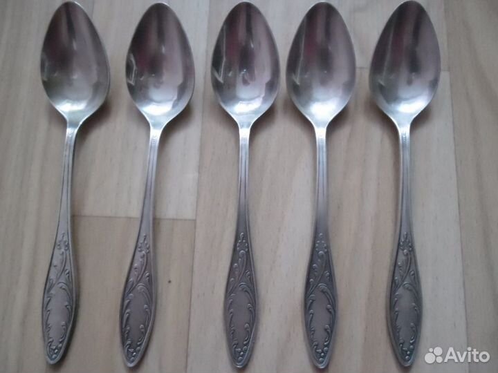 Ложки, вилки мельхиор