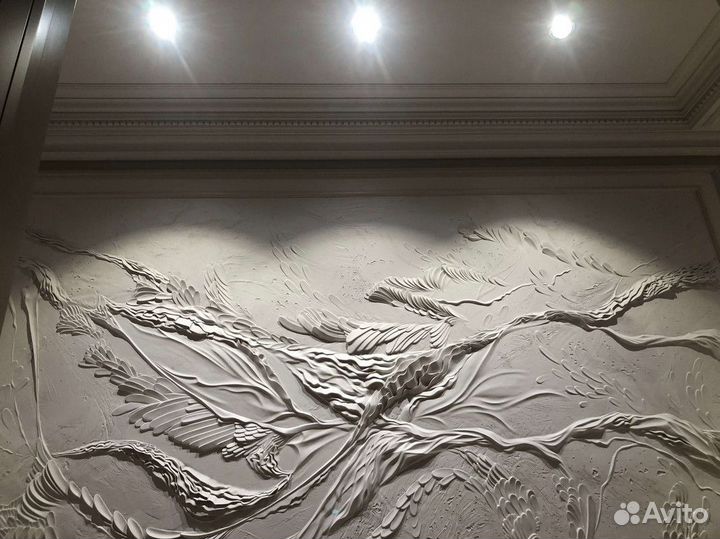 Барельеф / Панно Перья