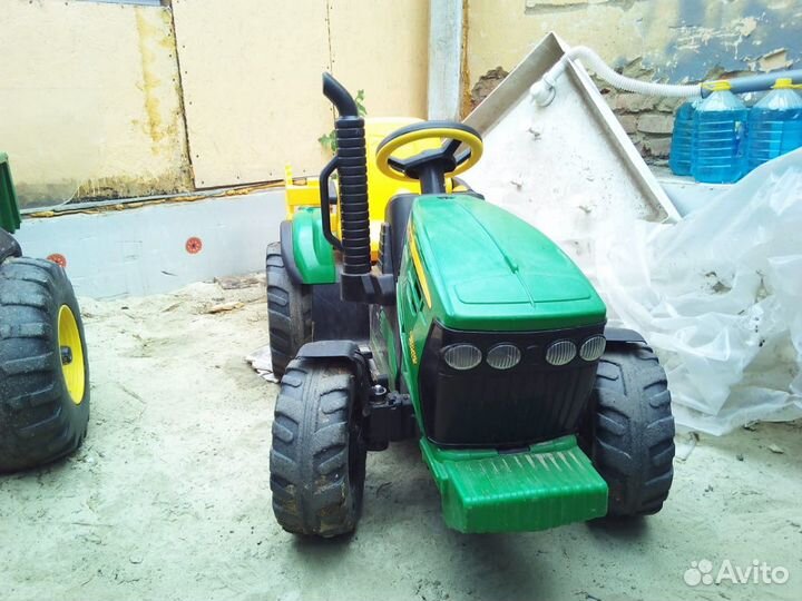 Детский электромобиль Джон дир, пег, peg perego