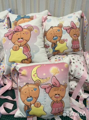 Бортики на детскую кроватку