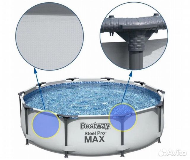 Каркасный бассейн Bestway 56408 (305х76см)