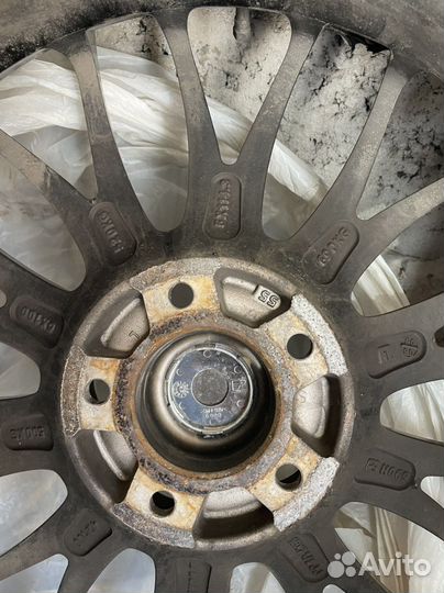 Диски work steez r18 bridgestone blizzak revo gz