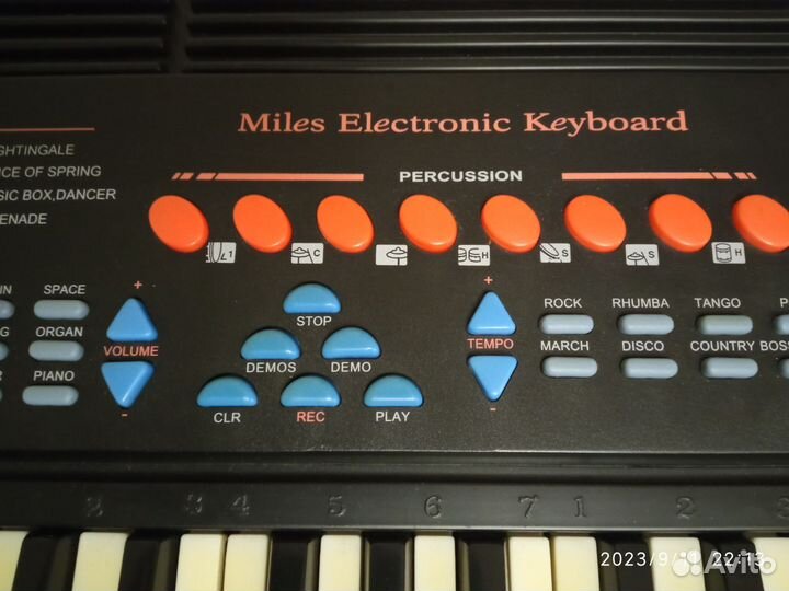 Синтезатор детский miles electronic