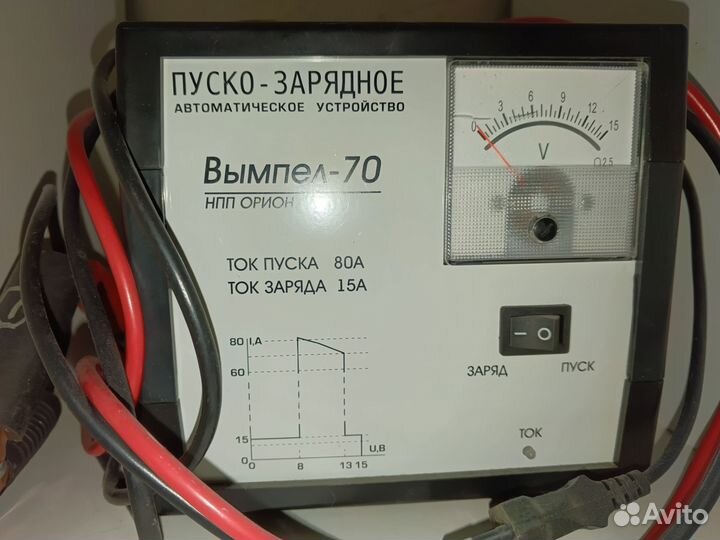 Пуско зарядное устройство для акб Вымпел-70
