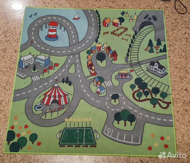 Игровой ковер детский IKEA 135*135