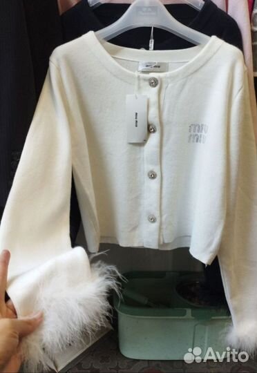 Трендовач кофта, кофта с перьями