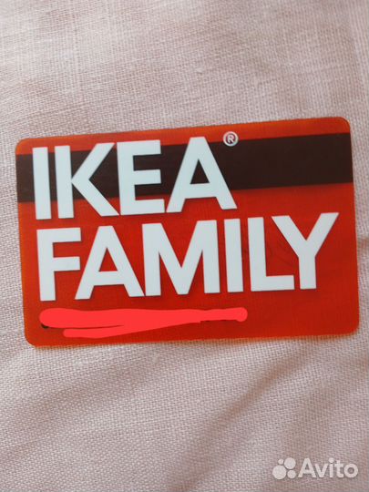 Карта IKEA family 2006