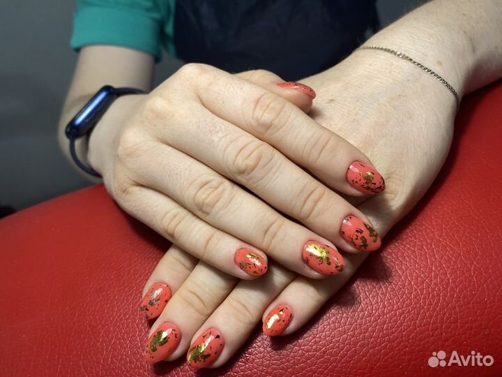 Маникюр с покрытием гель лак