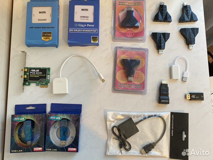 Переходники для компьютера, ноутбука