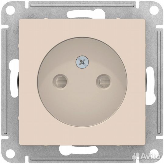 Розетка Schneider Electric AtlasDesign без заземле
