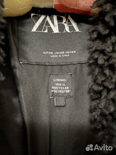 Шуба тедди Zara