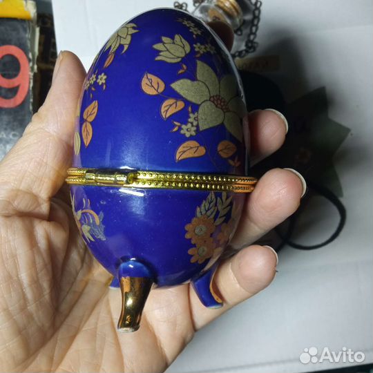 Шкатулка фарфор яйцо для подарков и украшений
