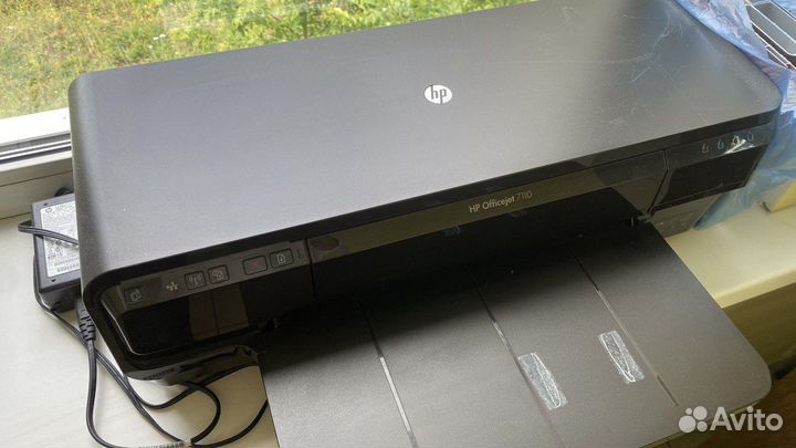 Принтер Hp officejet 7110, цветной, А3