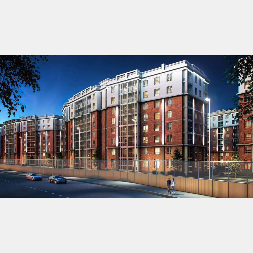 Квартира-студия, 34,4 м², 2/8 эт.