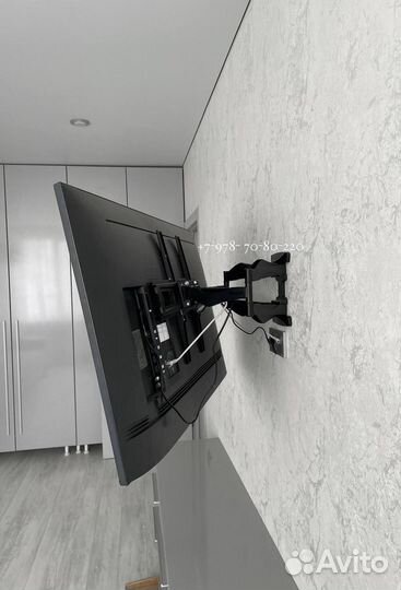 Установка телевизора (кронштейна) на стену