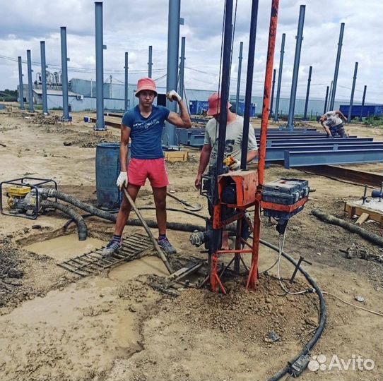 Бурение скважин на воду малогабаритной установкой