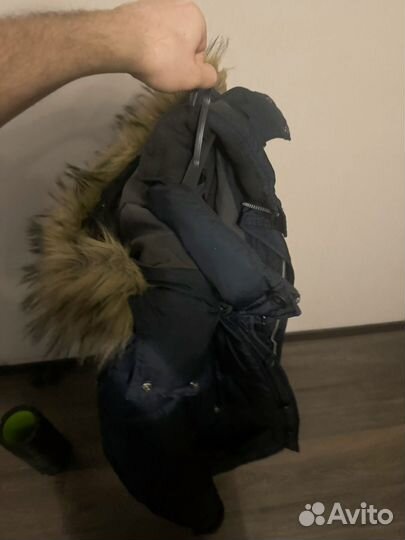 Мужская зимняя куртка парка бу 50/52 ostin