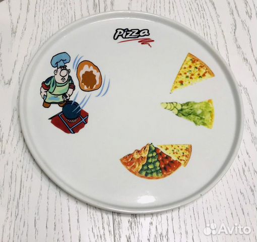 Блюдо для пиццы; состояние нового