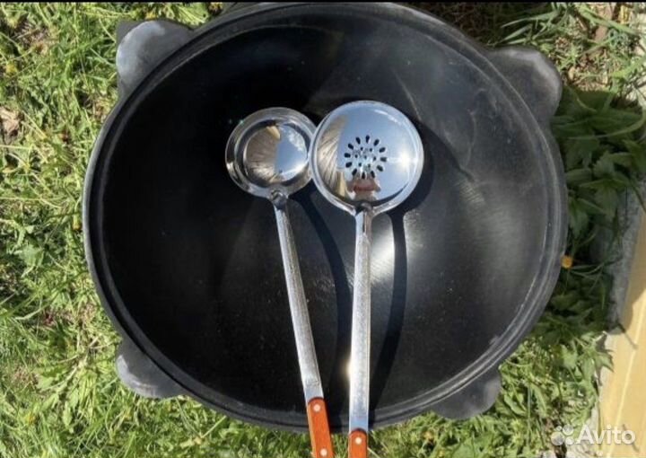 Казан чугунный узбекский 16л