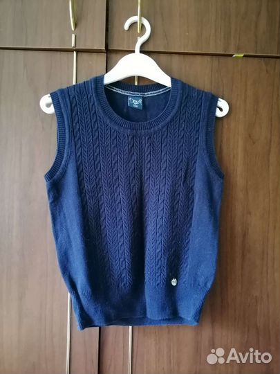 Жилет школьный для девочки Рост 128-134