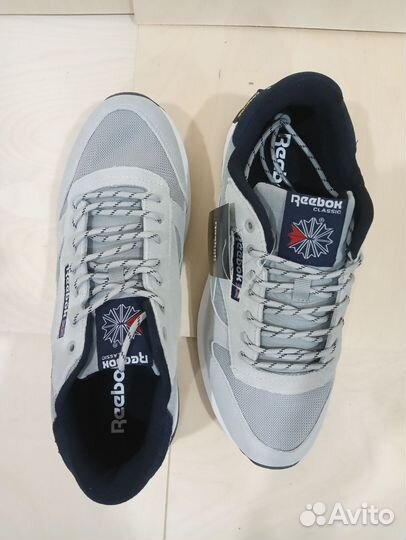 Кроссовки Reebok Classic Leather Grey Navy