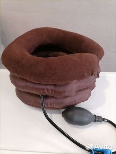 Массажная подушка для шеи, надувная, лечебная