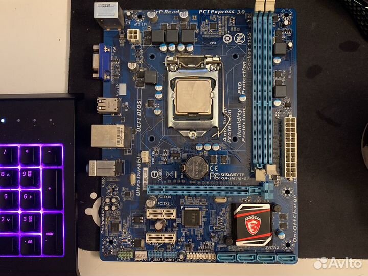 Материнская плата LG 1155 GA-h61m-s1