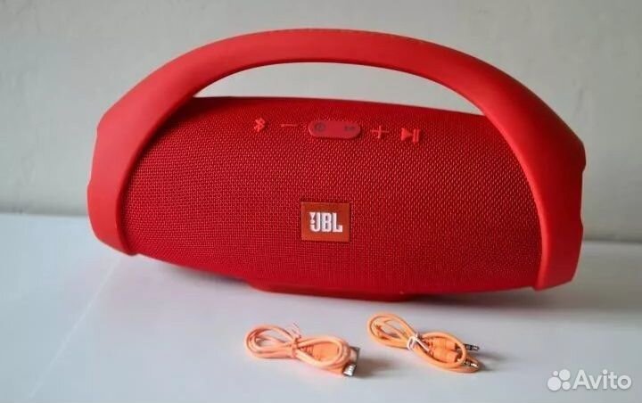Колонка Bluetooth jbl booms box mini красная