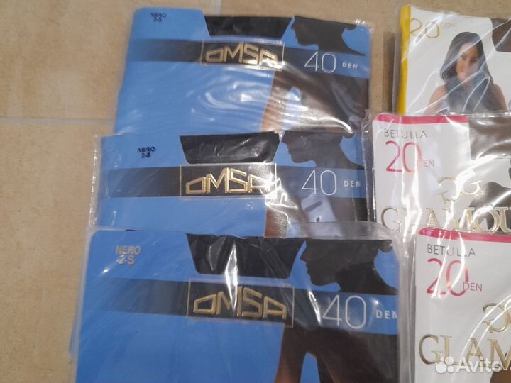 Колготки новые Omsa, Opium, Glamour, Sisi