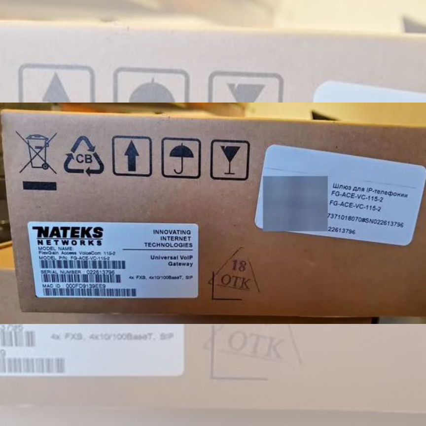 [FG-ACE-VC-115-2] Голосовой Шлюз Nateks Fg-Ace-Vc-115-2
