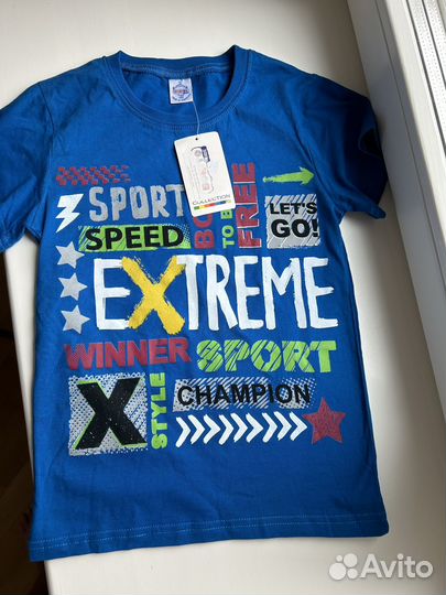 Футболка для мальчика 128 новая