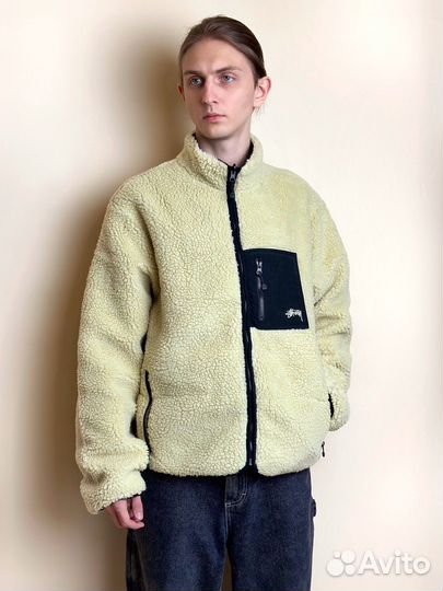 Флисовая куртка Stussy 8 Ball Sherpa