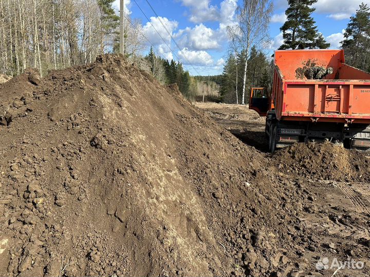 Чернозем, грунт растительный, земля