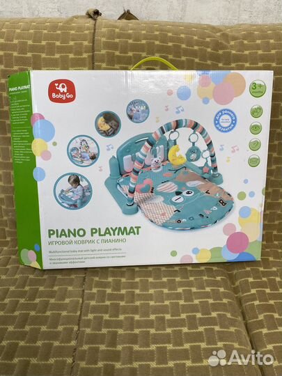 Развивающий коврик с пианино