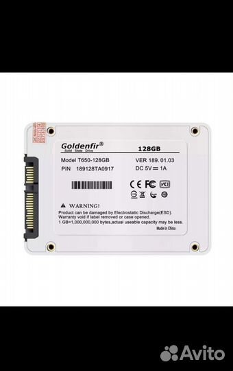 Goldenfir SSD 128gd 2.5 SATA