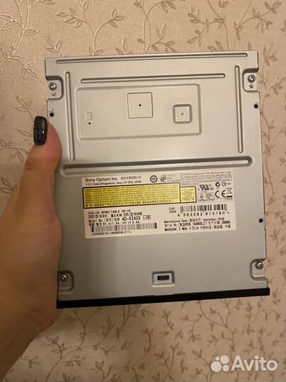 Dvd rw привод sony optiarc inc