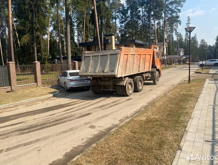 Доставка сыпучих материалов (щебень, песок, грунт