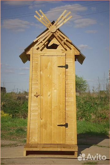 Дачный туалет с лебедем здв 500