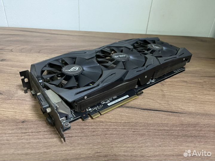 Видеокарта asus Strix 1070 8gb