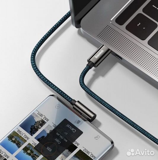 Кабель USB-C baseus Legend Series Elbow, Type-C-Ty