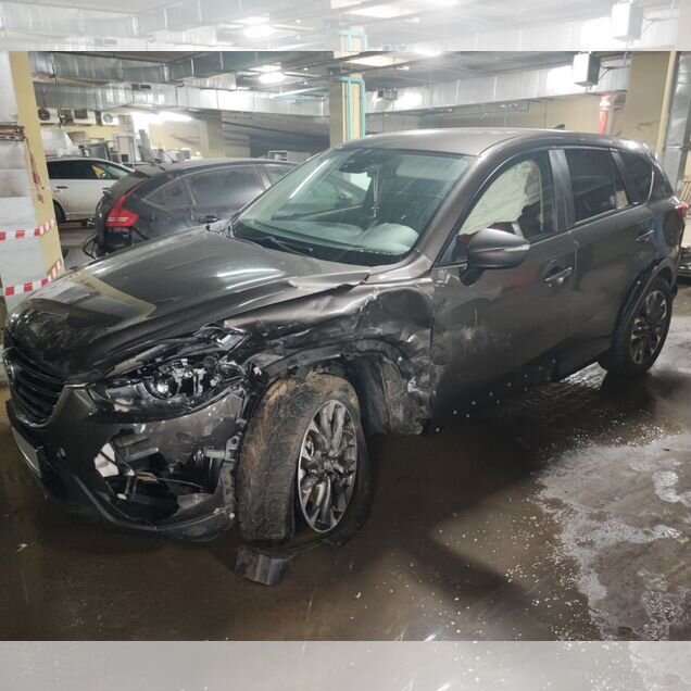 Mazda CX-5 2.5 AT, 2016, битый, 85 983 км