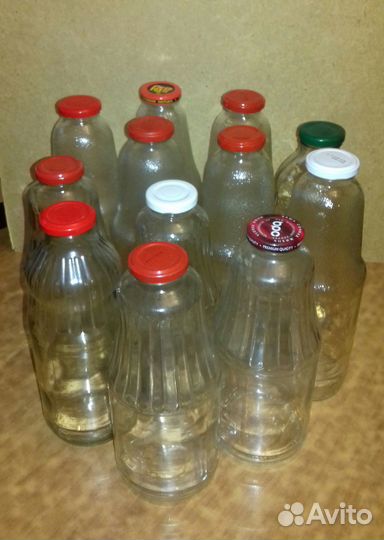 Бутылки стеклянные