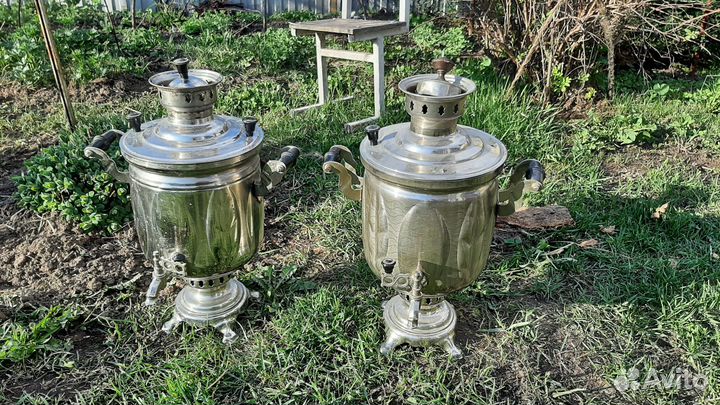 Самовар на дровах СССР угольный