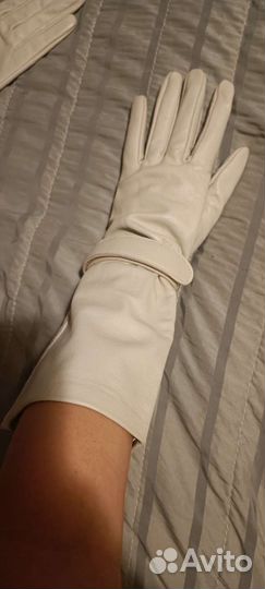 Перчатки BGN женские кожаные новые