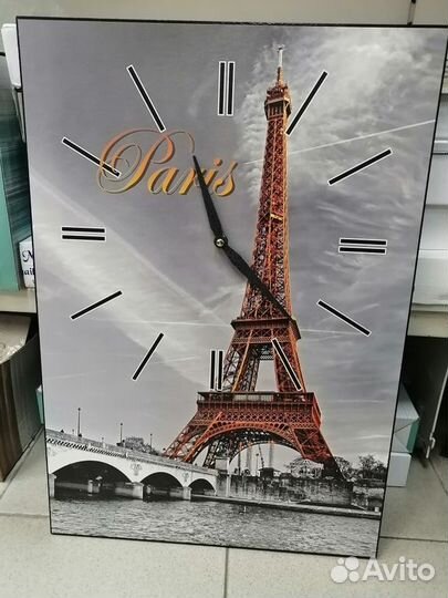 Часы-картина настенные Михаил Москвин Эйфель