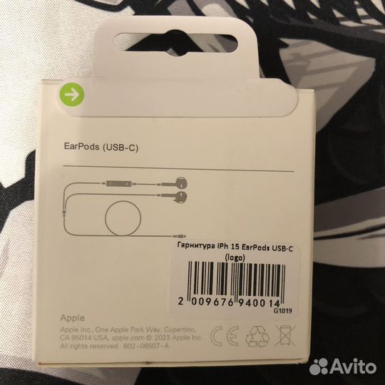 EarPods type-c (USB-C) iPhone 15