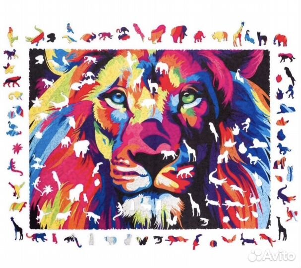 Деревянные пазлы 1000 деталей