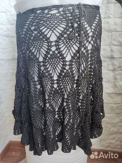 Юбка вязаная крючком