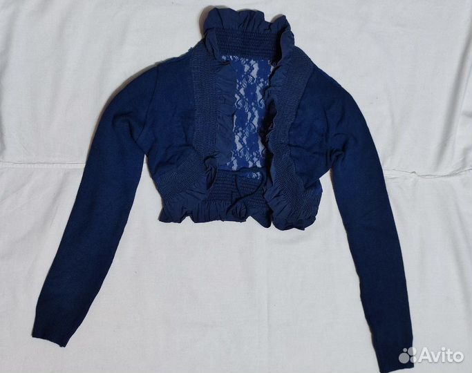 Болеро синее (XS/S)